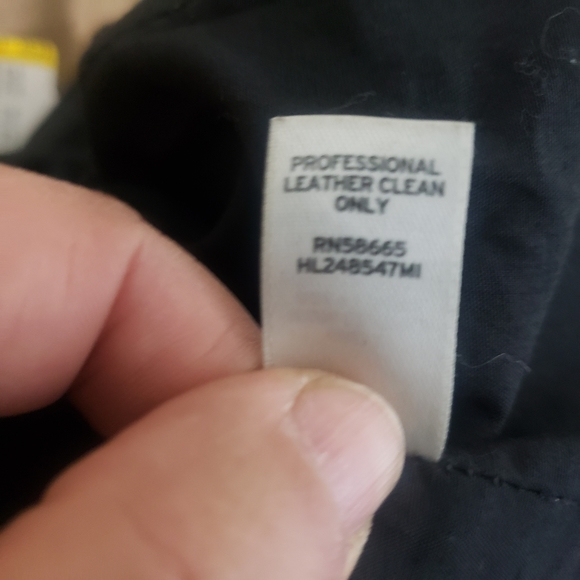 Trouve Leather Moto Collarless Quilted Sleeve Jacket Black Size: XS - Picture 16 of 16